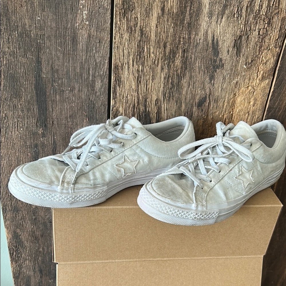 Converse White Low-Top Sneakers